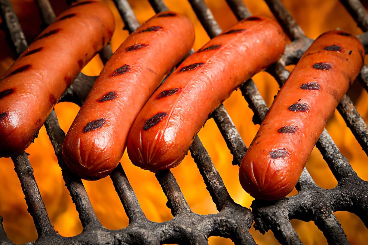 how to grill hot dogs