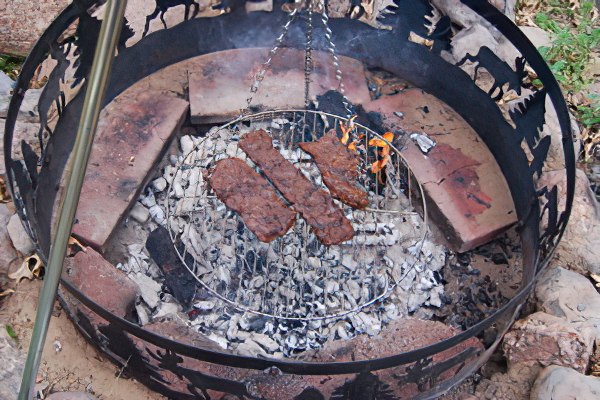 campfire tripod skirt steak