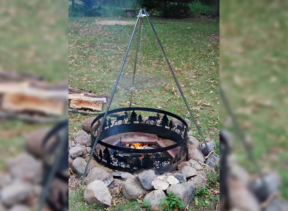How to Use a Campfire Tripod