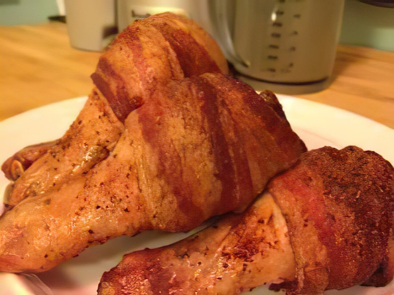 Spiced & Bacon-Wrapped Grilled Chicken Drumsticks Recipe