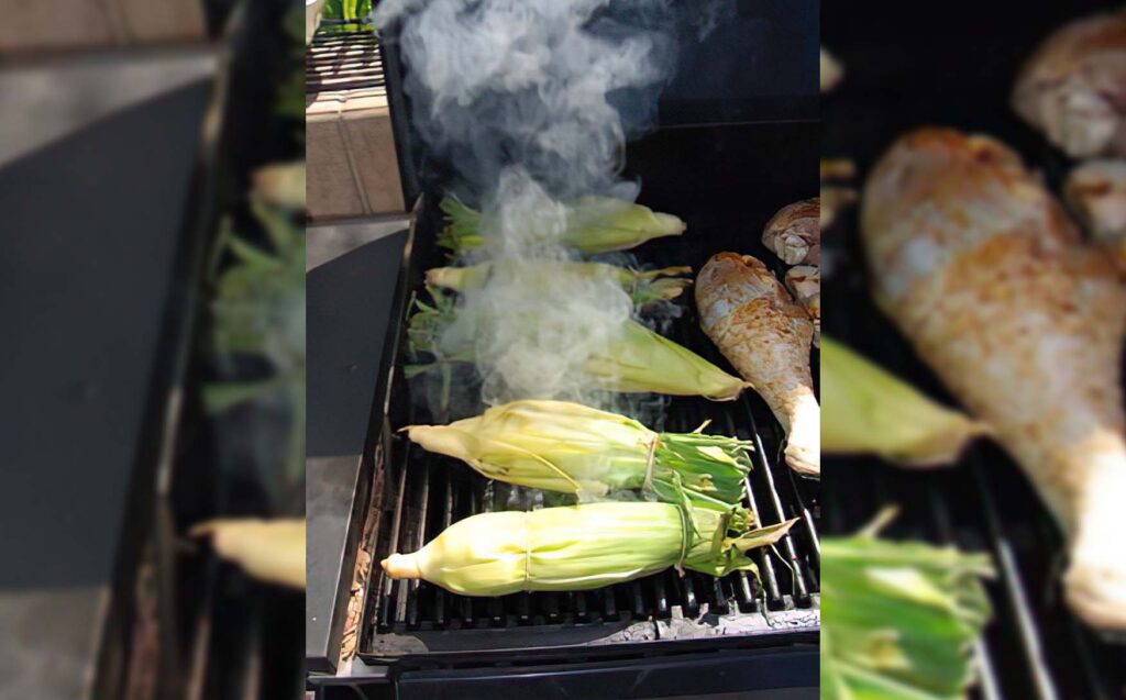 Grilled Corn on the Cob in Husk