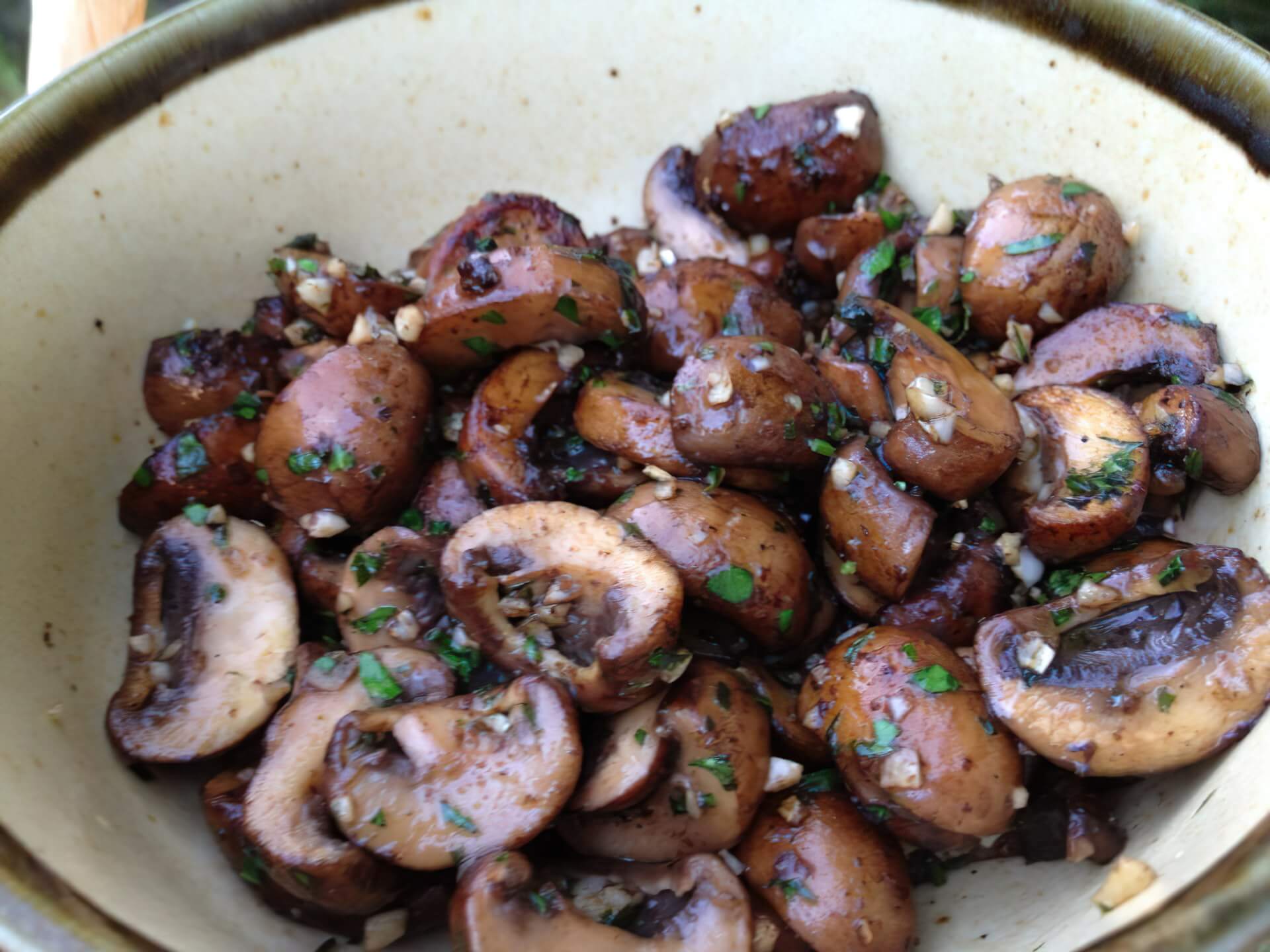 Easy Grilled Mushrooms Recipe