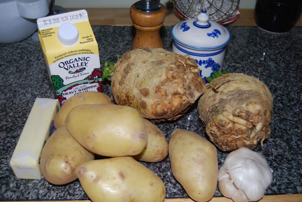Mashed Potatoes Recipe: Potato and Celeriac Gratin
