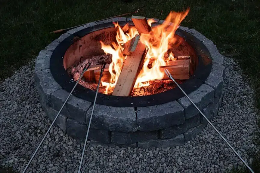 How to Light a Wood Burning Fire Pit